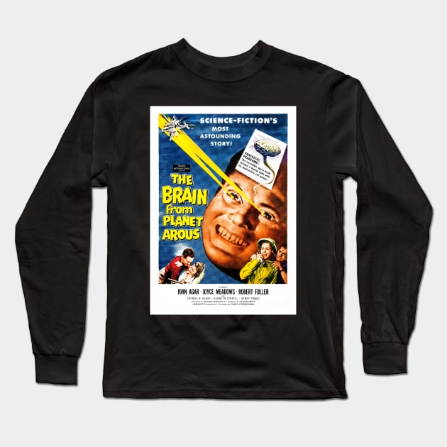 The Brain from Planet Arous (1957) Long Sleeve T-Shirt by Scum & Villainy